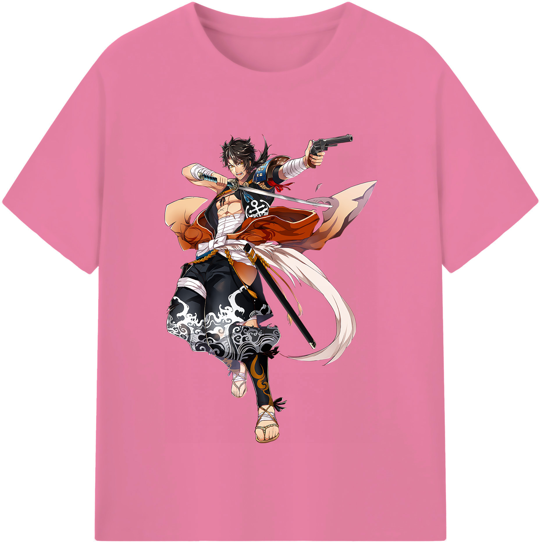 （画像用） 刀剣乱舞 Touken Ranbu 綿100％半袖Tシャツ（フロントプリント）